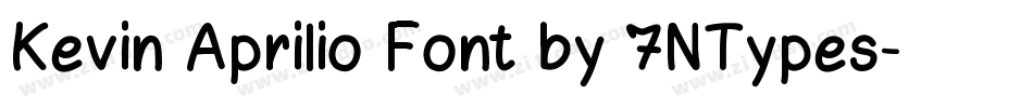 Kevin Aprilio Font by 7NTypes字体转换
